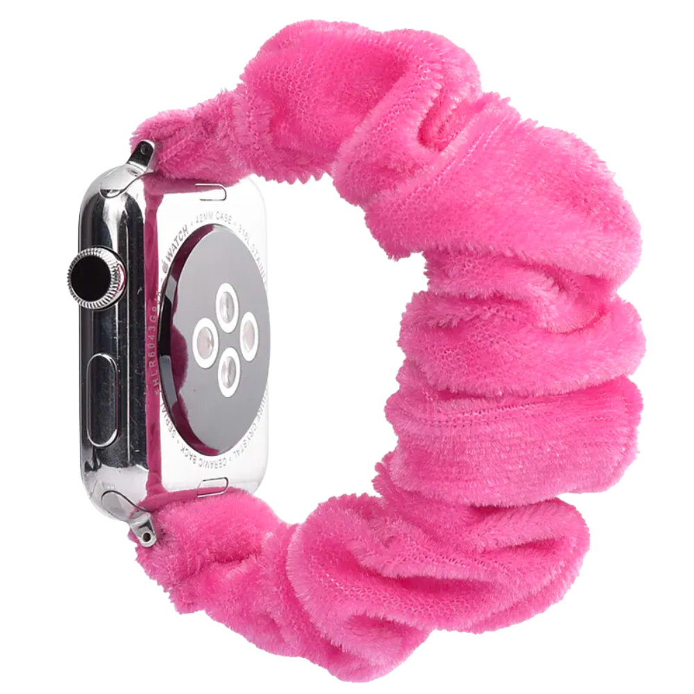 Correa Scrunchie Rosa Peluche